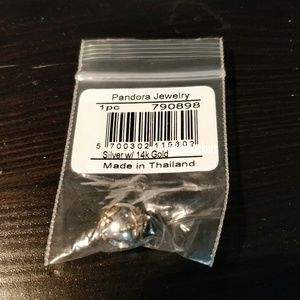 Golden dragonflies Pandora charm with 14K gold